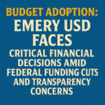 Emery USD Budget Cuts 2025