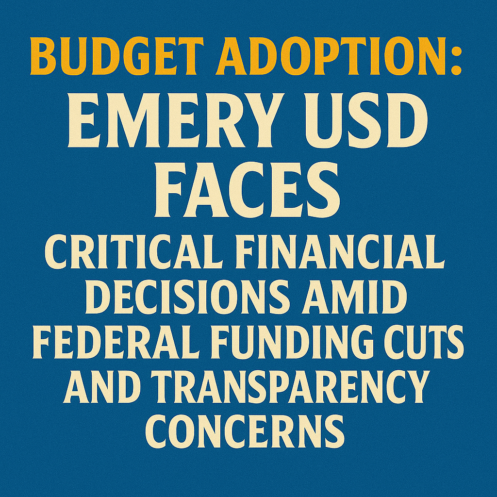 Emery USD Budget Cuts 2025