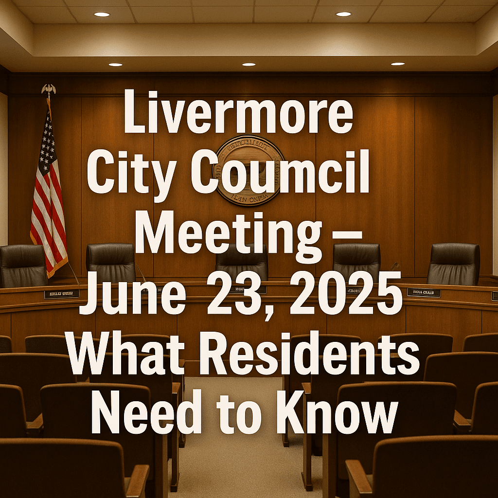 Livermore City Council June 2025 Meeting