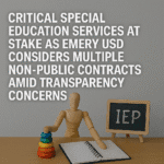 Emery USD special education contracts