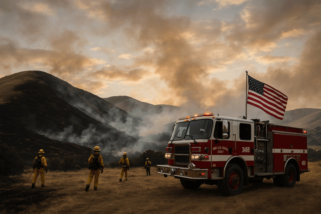 Madre Fire containment San Luis Obispo evacuation lifted