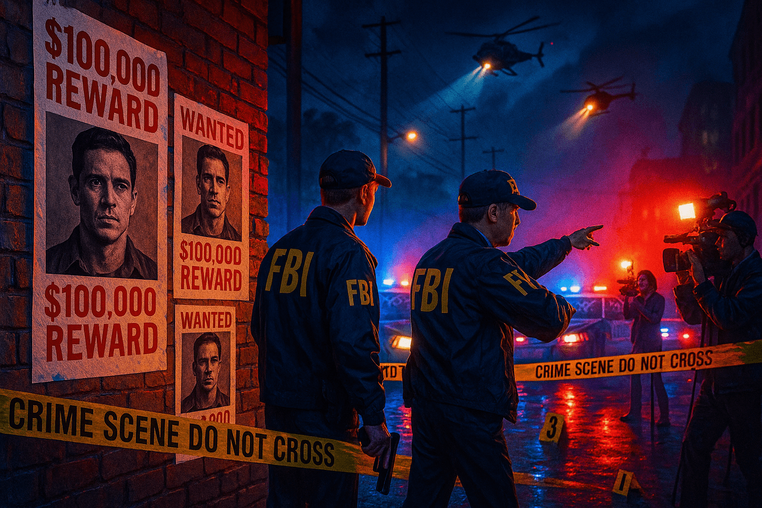 FBI Launches Intensive Manhunt for Charlie Kirk Shooter as $100,000 ...