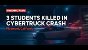 Tesla Cybertruck crash Piedmont