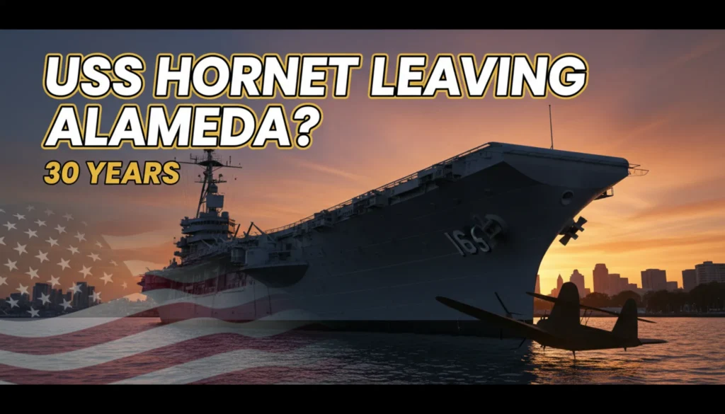 USS Hornet Alameda relocation