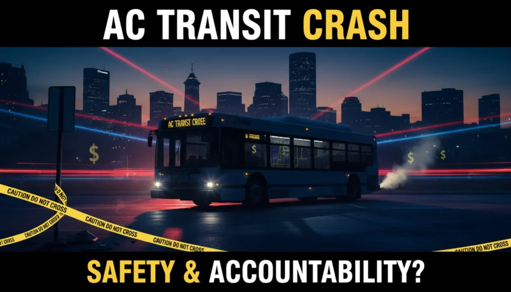 AC Transit bus crash Oakland