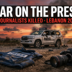 Journalists Killed in Lebanon 2026: Marked Press Car Targeted in Jezzine — Who’s Accountable?