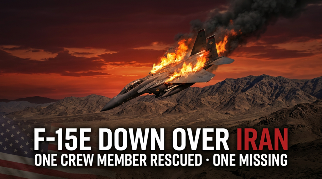 F-15E shot down Iran