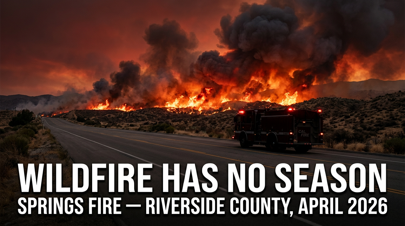 April's Wake-Up Call: The Springs Fire Proves Wildfire Preparedness Is ...
