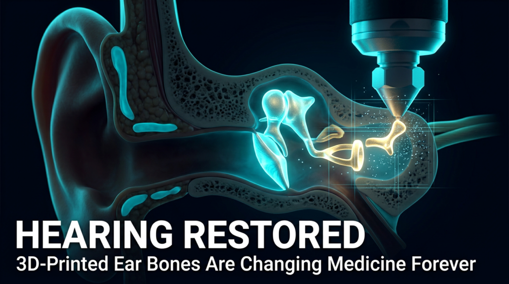 3D printed ear bones