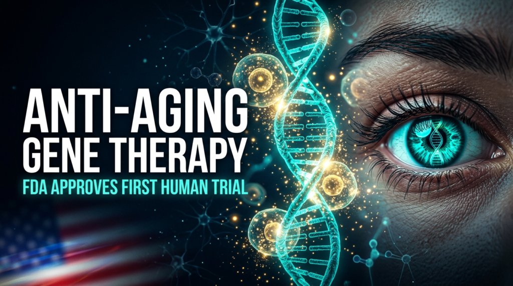 anti-aging gene therapy human trial
