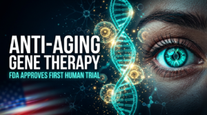 anti-aging gene therapy human trial