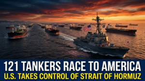 121 oil tankers United States Strait of Hormuz