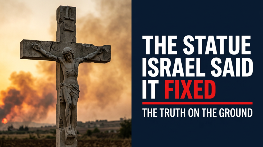 Israel Jesus statue Lebanon