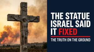 Israel Jesus statue Lebanon