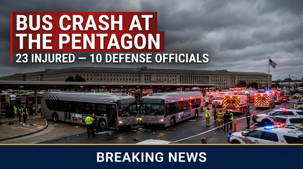 Pentagon bus crash