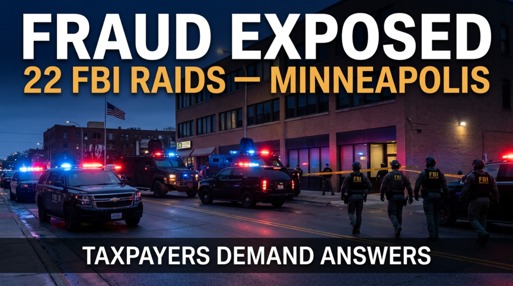 Minneapolis childcare fraud FBI raids