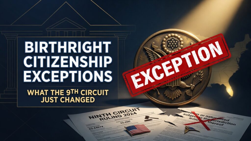 birthright citizenship exceptions birthright citizenship exceptions