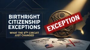 birthright citizenship exceptions