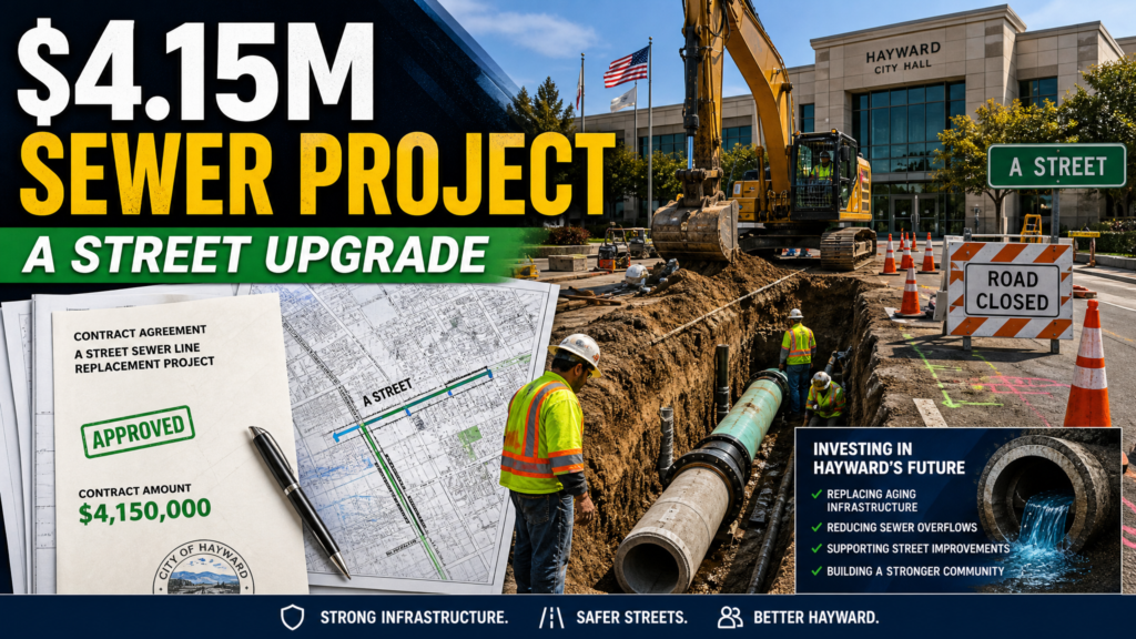 Hayward sewer line replacement