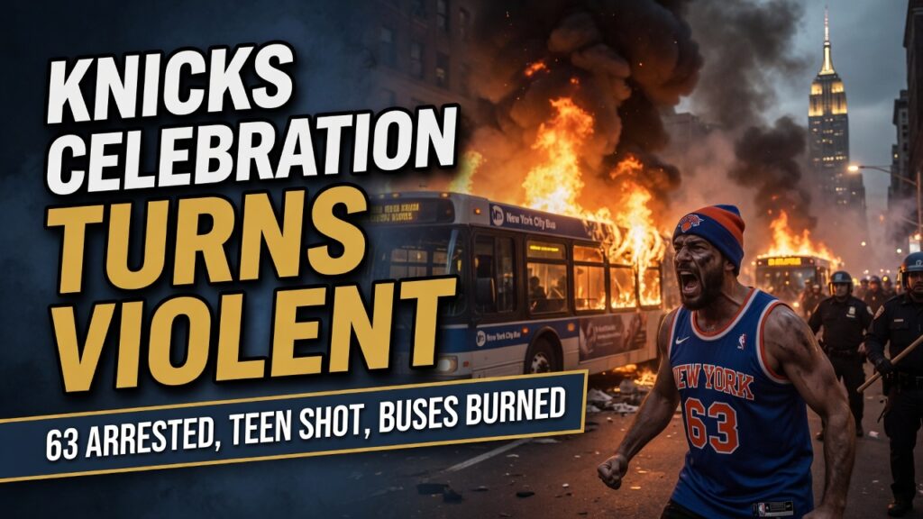 NYC Knicks celebration