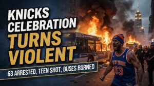 NYC Knicks celebration