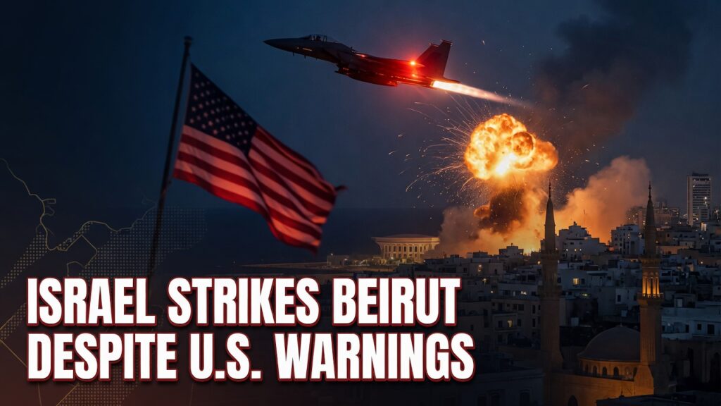 Israel bombs Beirut