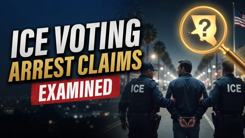 ICE Voting Arrest Claims