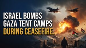 Gaza tent bombings ceasefire
