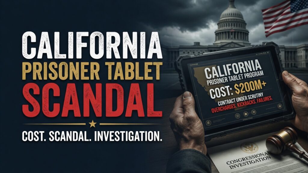California prisoner tablet program