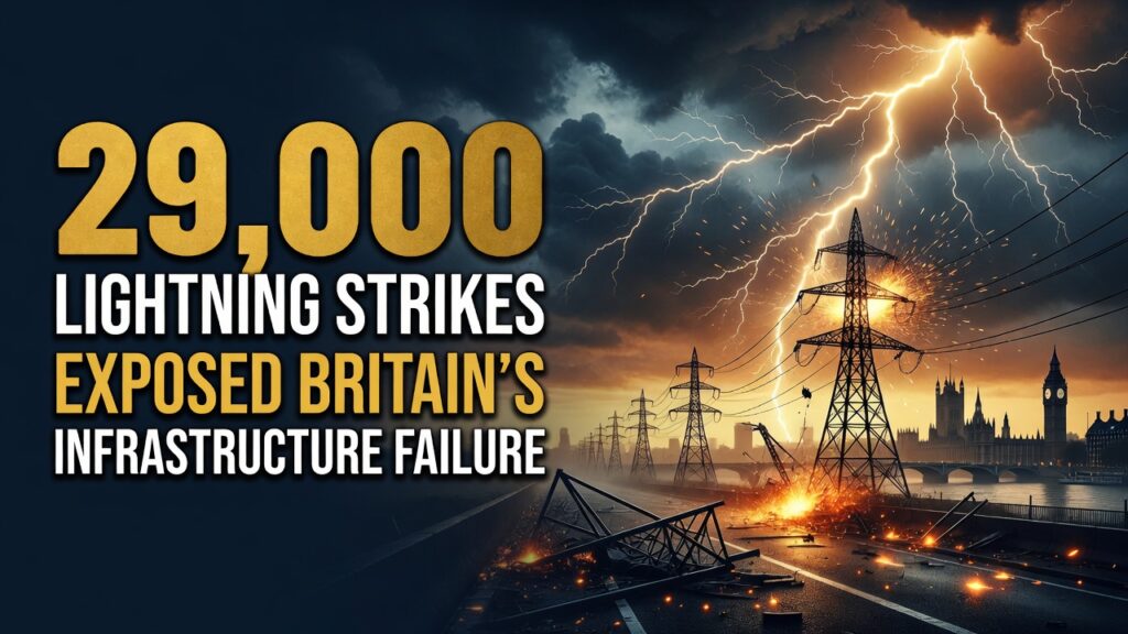 Lightning UK heatwave