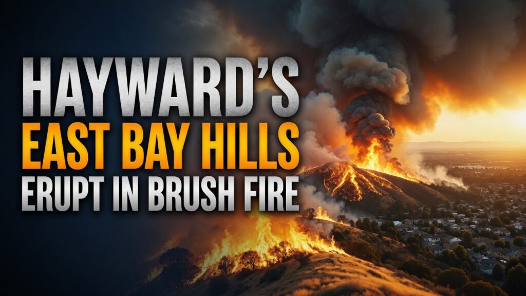 Hayward brush fire Cal State East Bay