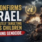 UN Confirms Israel Deliberately Targeting Gaza ‘s Children in Ongoing Genocide