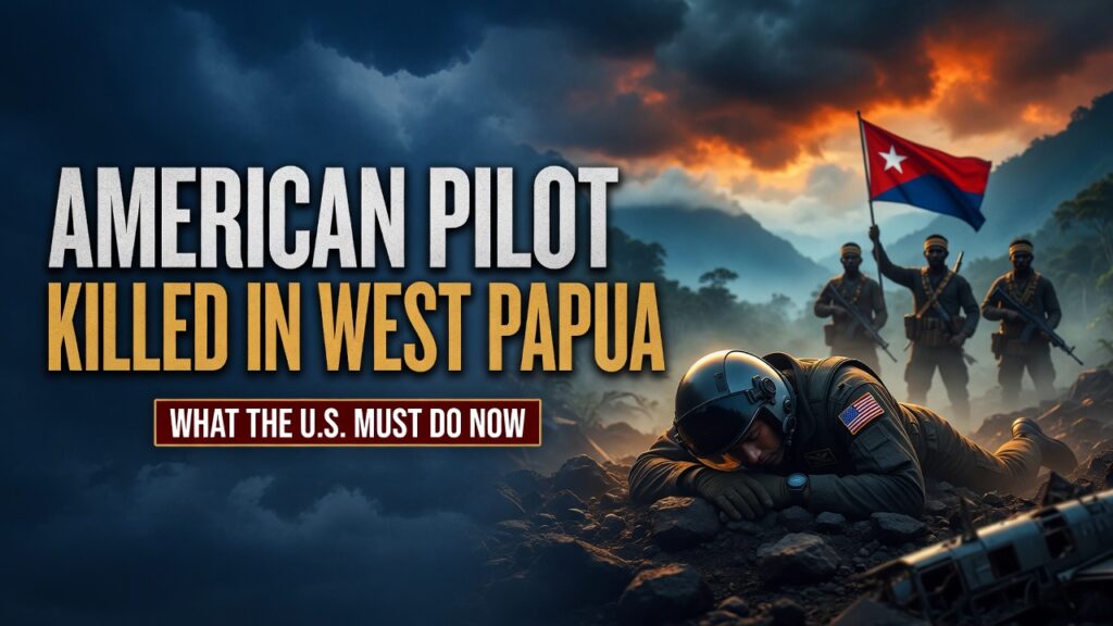 American pilot killed West Papua