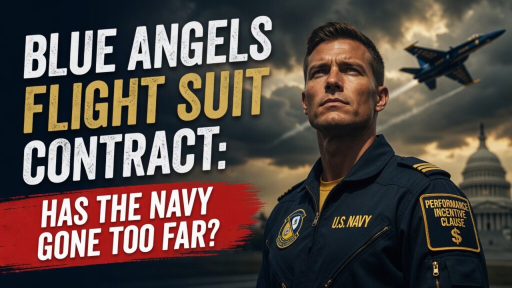 Blue Angels flight suit contract