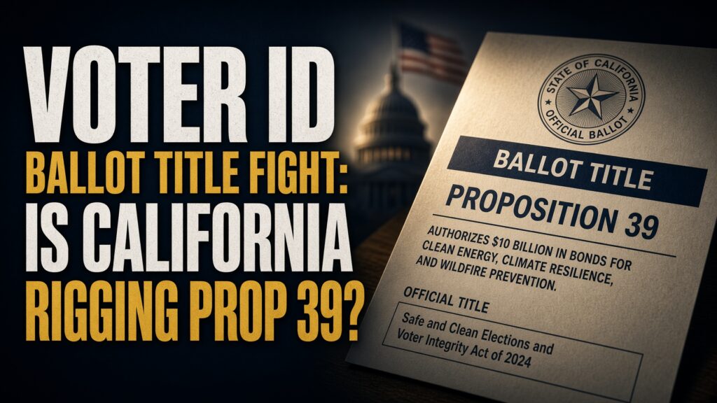 voter ID ballot title