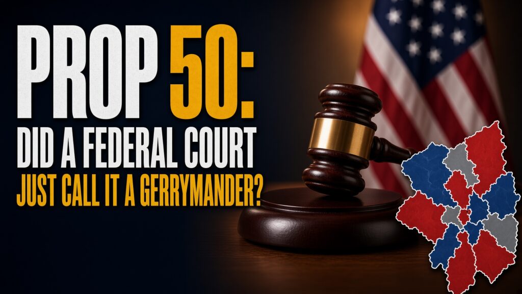 Prop 50 gerrymander