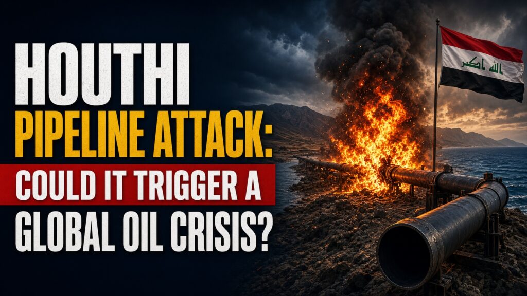 Houthi pipeline attack