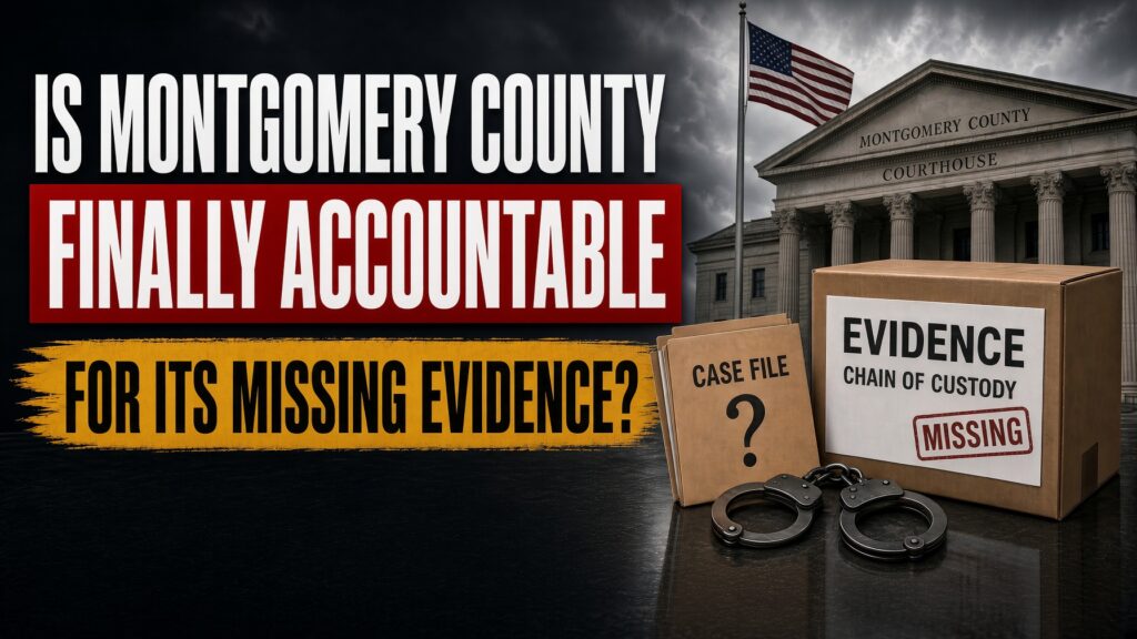 Montgomery County evidence dumpster
