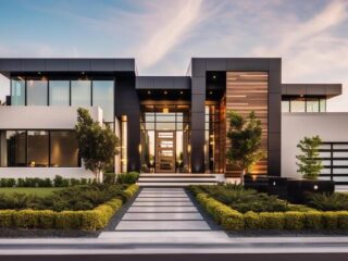 ai-generative-3d-modern-luxury-real-estate-house-for-sale-and-rent-luxury-property-concept-photo